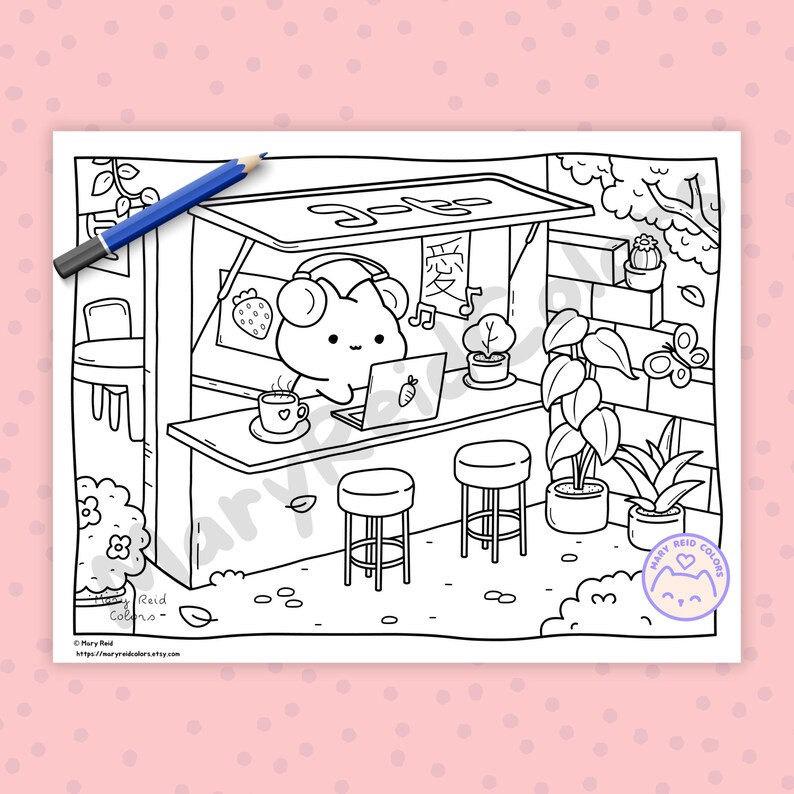 Japanese coloring pages