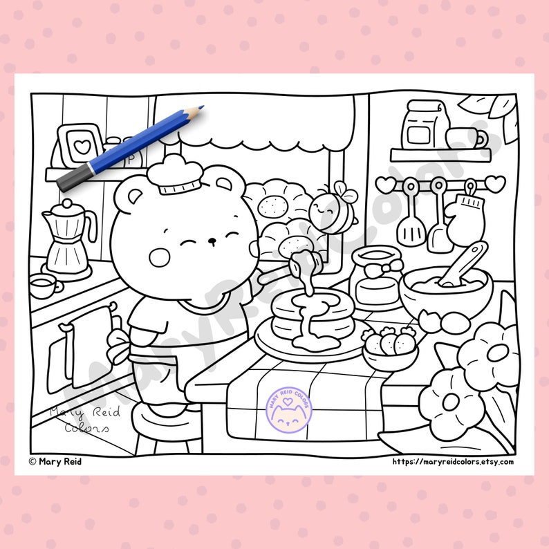 cozy coloring pages