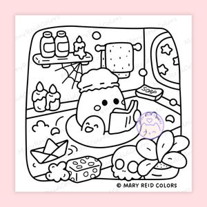 kawaii halloween coloring pages