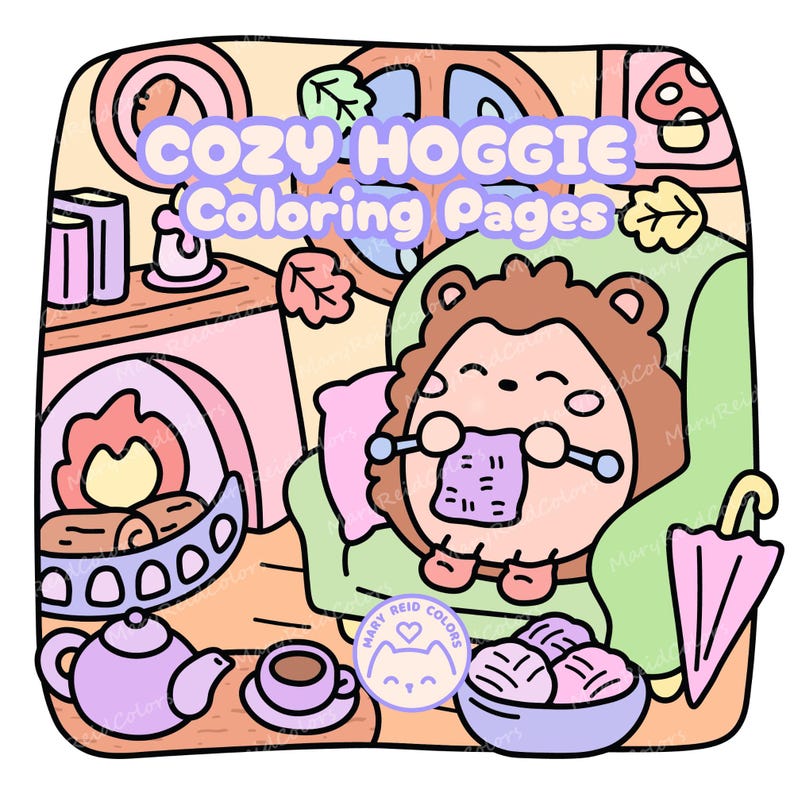 cozy coloring book
