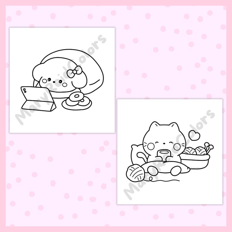 cozy winter coloring pages