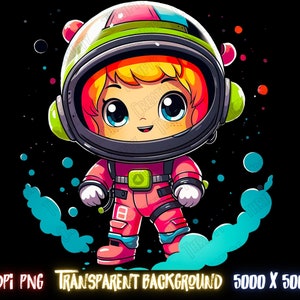 Diseños de sublimación de Futuras Astronautas para niñas e impresiones DTF para camisetas y manualidades de papel - Thrifty Creators