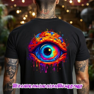 Eyeball Hoodie designs and t-shirt designs for graphic tee png, png for shirt, dtf designs, hiphop, png for sublimate, t shirt design Thrifty Creators