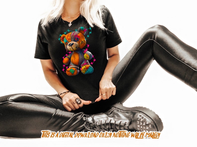 T-shirt Tattered Teddy TATTERED TEDDY Sneaker T Shirt For J1 Retro