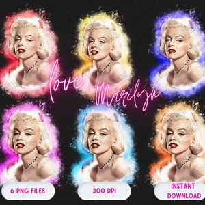 Marilyn Monroe Bubblegum Transparent PNG/SVG Digital Download Only Sublimation Design/Marilyn Monroe SublimationMarilyn Monroe Stickers