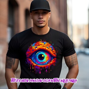 Eyeball Hoodie designs and t-shirt designs for graphic tee png, png for shirt, dtf designs, hiphop, png for sublimate, t shirt design Thrifty Creators