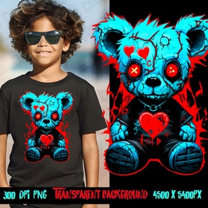 Valentines day Teddy Bear png for Colorful png design.  Shirts and sublimation designs for urban design and streetwear - Thrifty Creators