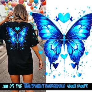 siebdruckfähig, schmetterlingsdesign, modernes shirt-png, transparentes png, sublimationsdesign, druckbare grafik, dtf-png