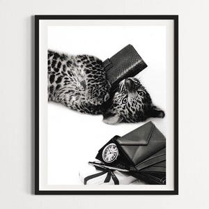 Vintage fashion poster, black and white vintage makeup poster, fashion poster, luxury fashion print, fashion wall art, digital download
