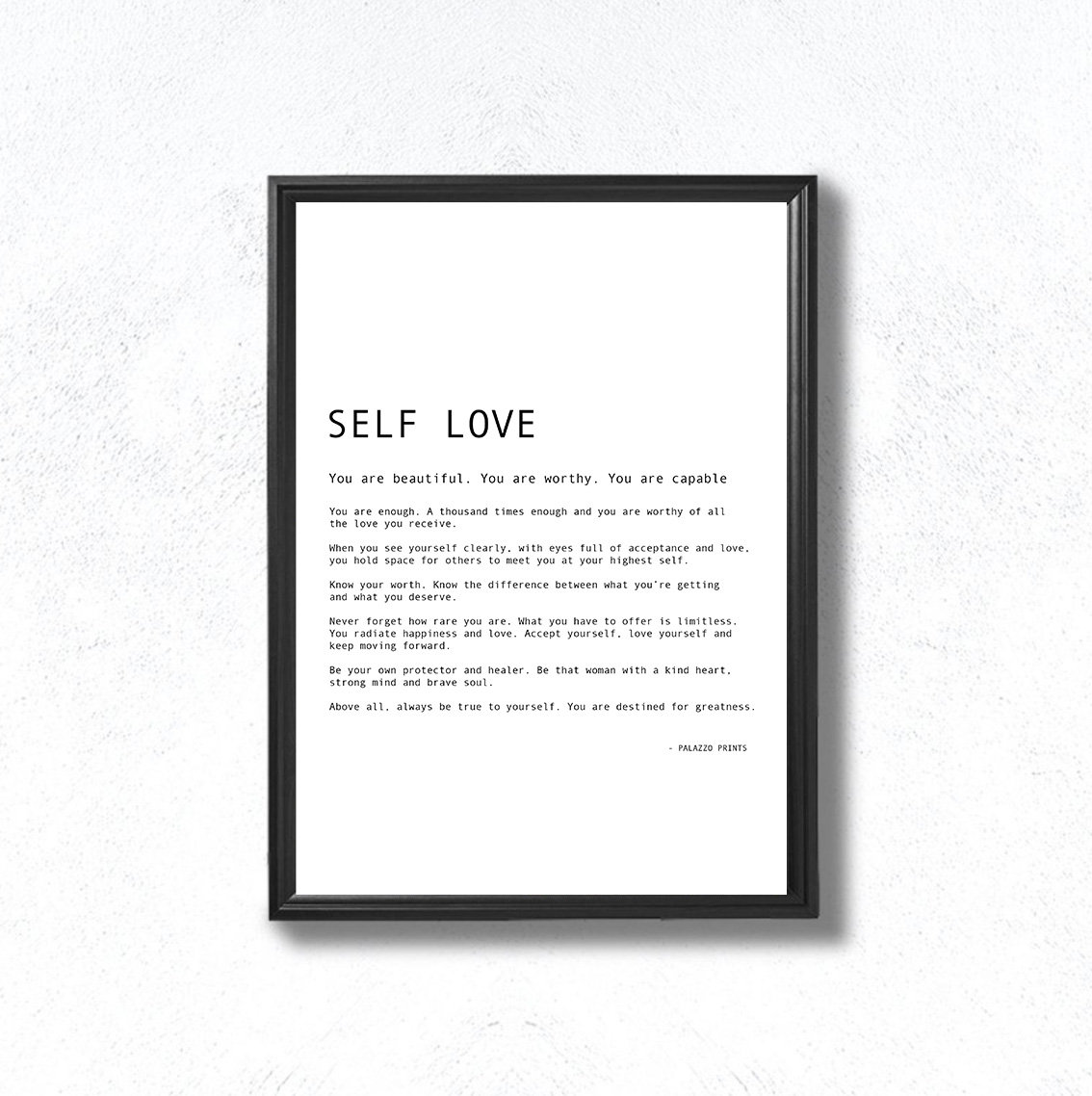 Self Love Quote, Self Worth Quote, Self Empowerment, Digital