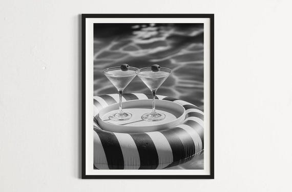 Martinis by the pool