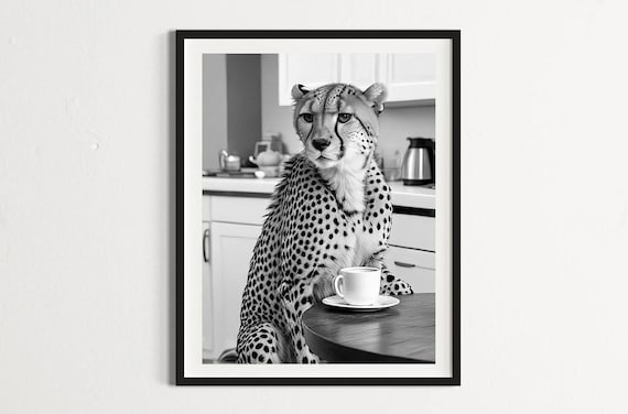 Leopard & Cappuccino morning