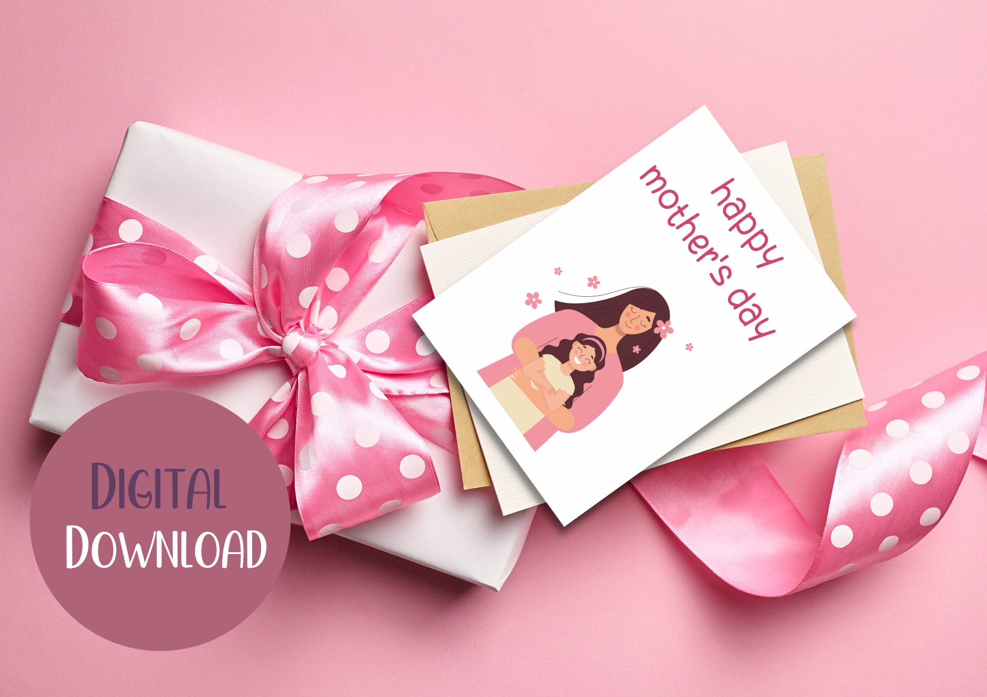 Printable Cute Mother's Day Card, Instant Download, Digital Download ...