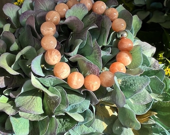 Handmade Sunstone Bracelet: Solar Plexus Chakra Jewelry