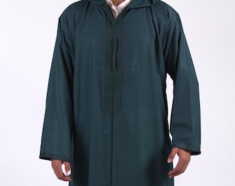 Linen Moroccan thobe for men