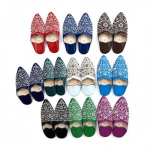Moroccan babouches for Women, Sheepskin Slippers, leather mules, babouche slippers, slippers babouche, leather babouche, moroccan babouches