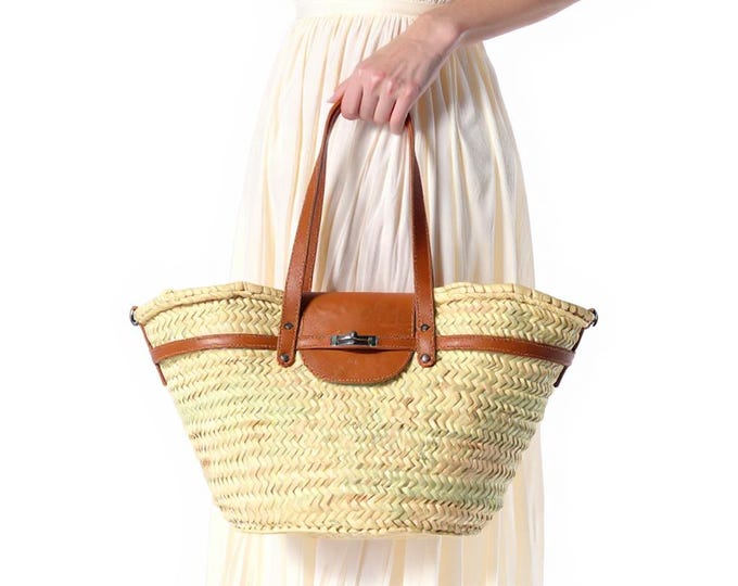 Golden Coast Straw Tote