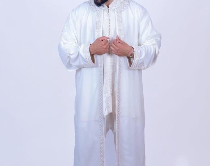 Jabador for men 3 pieces - white