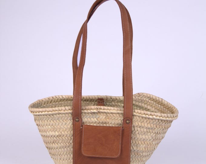Summer Basket Purse with Pocket