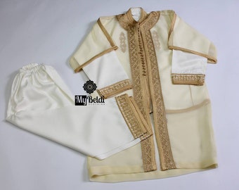 Jabador For Kids 3 pieces - White and gold