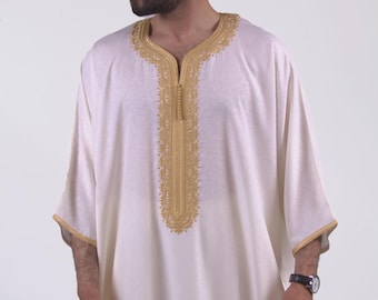Moroccan Thobe for men Linen medina