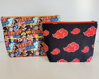Ninja Cloud Zippered Pouch Set