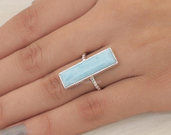 天然石 ラリマー シルバー925 大ぶり リング 指輪 ドミニカ 貴重美品 天然石 ラリマー シルバー925 大ぶり リング 指輪 ドミニカ 貴重美品