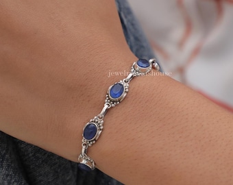 【vintage】サファイヤ　シルバー925 ブレスレット　S 10.00 vintage】サファイヤ シルバー925 ブレスレット S 10.00 ヴィンテージ