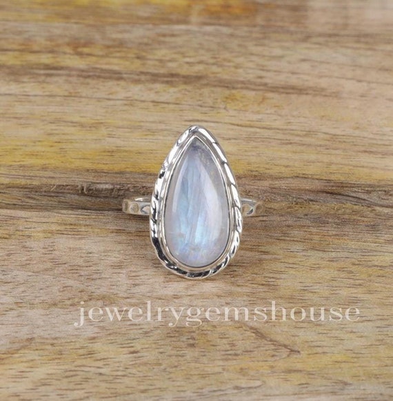 PIETRA DI LUNA Arcobaleno Indiana Non Riscaldata Pietra Preziosa Sfusa... EUR 53,27 - IT - Foto 4