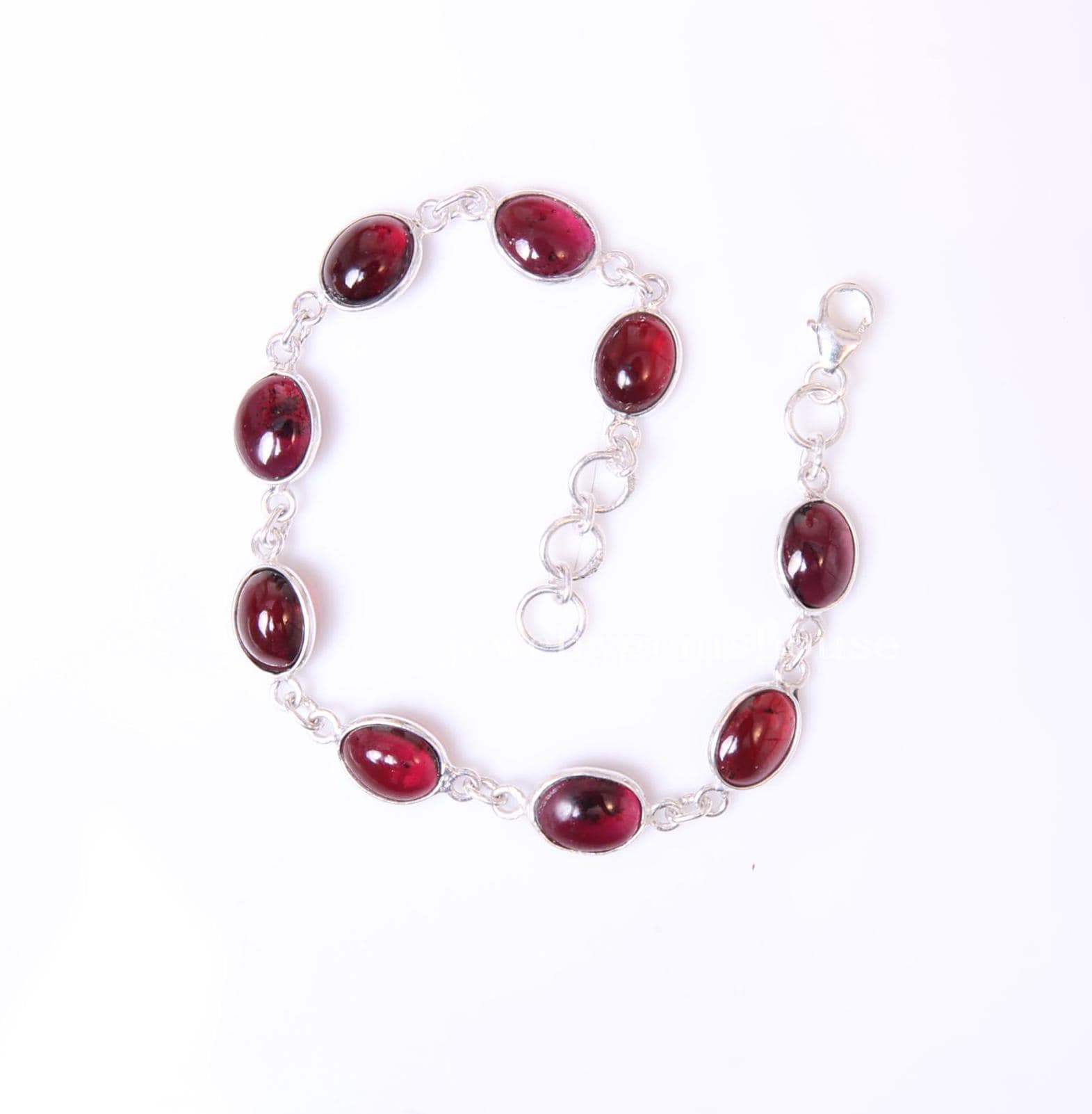 Pulsera Ajustable De Plata De Ley 925 Con Amatista Púrpura. - México