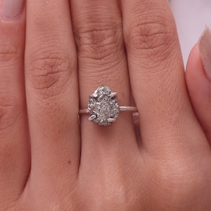 Pyrite Ring, 925 Sterling Silver Ring, Rough Gemstone Ring, Handmade Ring, Minimalist Jewelry, Women Silver Ring, Boho Ring, Dainty Ring image 2