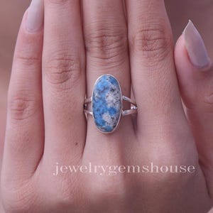 K2 Jasper Ring, 925 Silver Ring, Marquise Oval Gemstone Ring, Handmade Ring, Cabochon Ring, Ring for Women, Personalized Gift