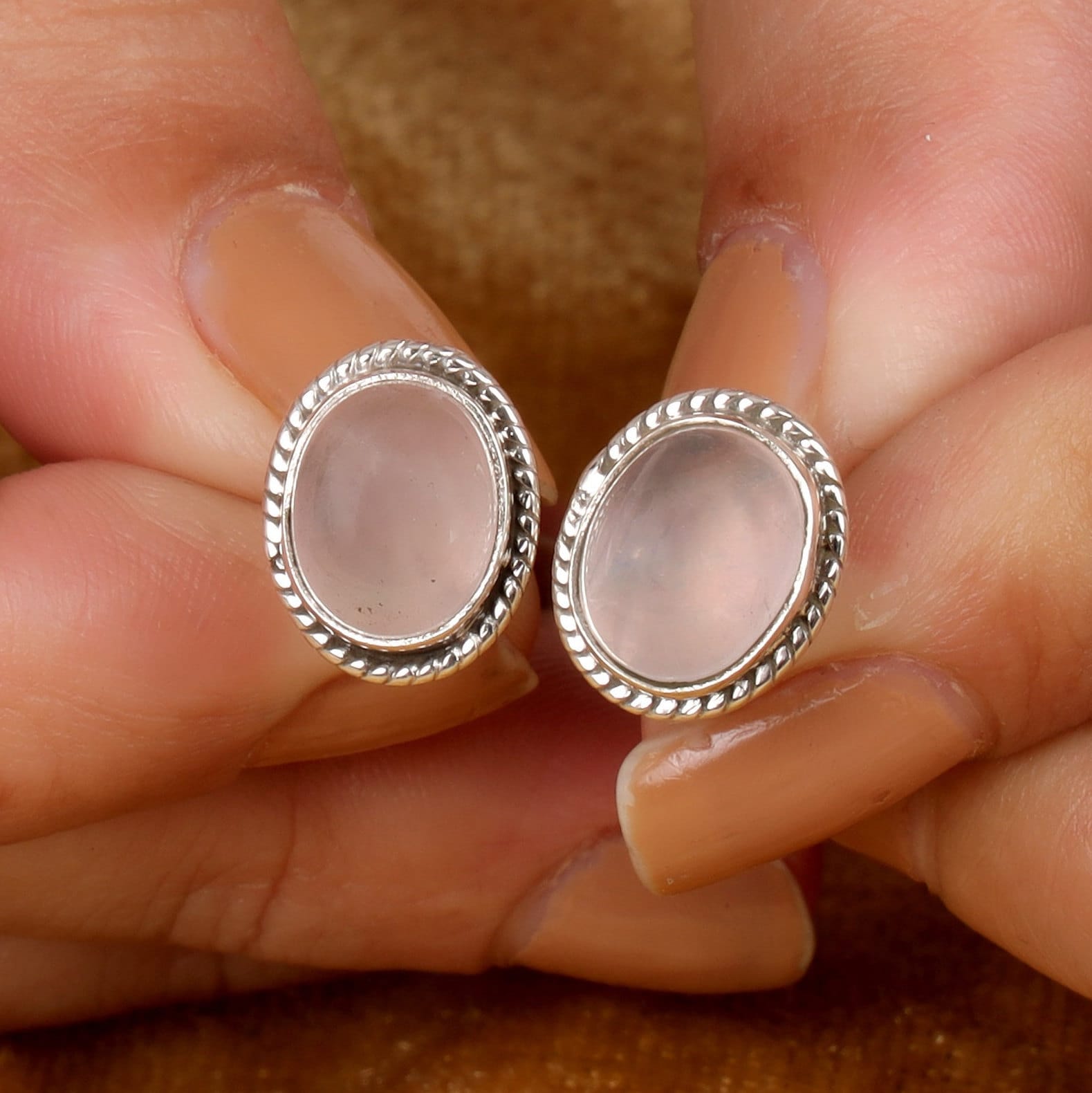 【STONEHENgE】Silver Material Rose Gold Earrings SC1601 StoneHenge Silver Earrings SC1055 Silver925 Rose Gold K
