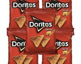 Doritos Nachos Sabritas Mexican Chips, 5 BAGS (62 G)