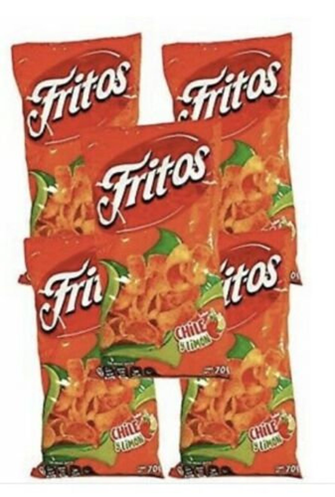 Fritos Chile Y Limon Sabritas Mexican Chips, 5 BAGS 57G Etsy