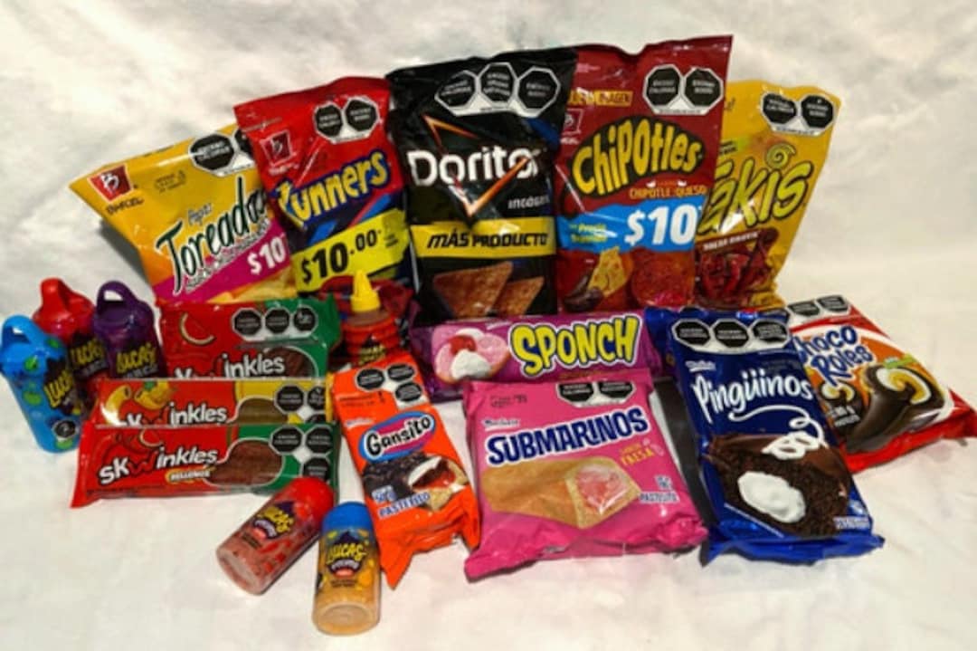 Mexican Snack Box Etsy