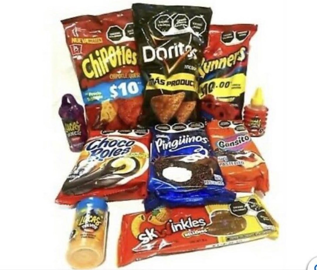 Mexican Snack Box medium Etsy