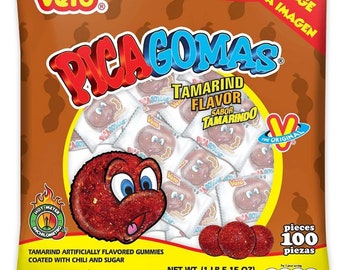 Caramelle gommose Pica Gomas Vero Chili Tamarind, 1 busta (100 conteggi)