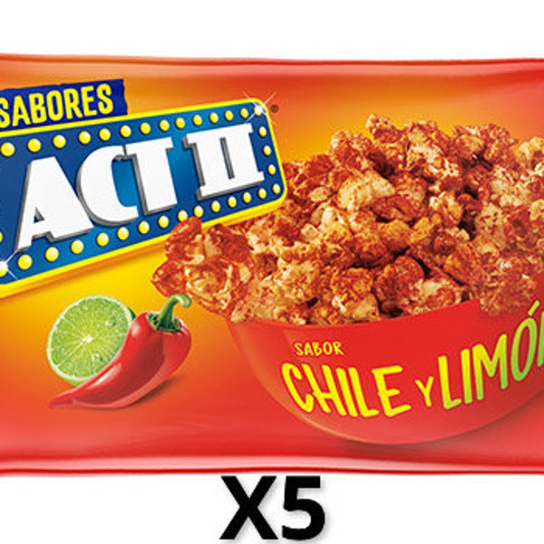 Palomitas Akt II Chile y Limon x5 Beutel (87,5 G)