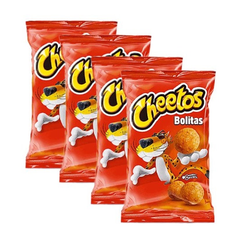Cheetos Bolita Sabritas Mexican Chips, 4 Bags 42 G Etsy