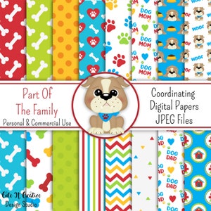 Part of the Family Coordinating Digital Paper Pack ~ Graphics Kristi W Designs Personal & Commercial Use Scrapbooking Clipart