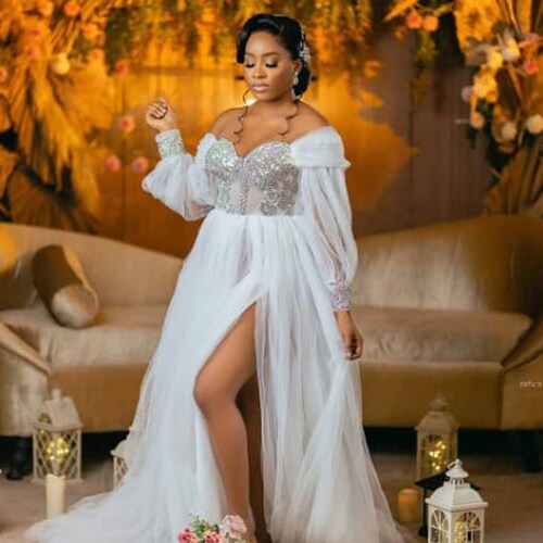 long bridesmaid robes