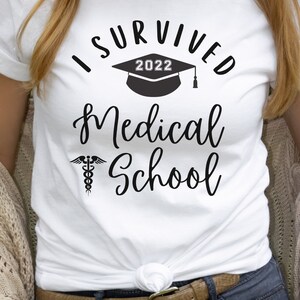 Medical School Survivor Shirt, MD Student T-Shirt, Med School Gift, Doctor Graduation, Future Doctor, Medical School Student, Med Student