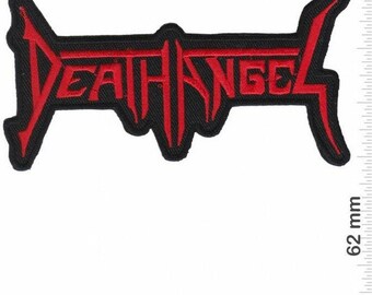 Death Angel Metal Band Black White Sew Or Iron On Patch 3.5" Long x 2" Tall Death Angel Metal Band Black White Sew Or Iron On Patch 3.5" Long x 2" Tall