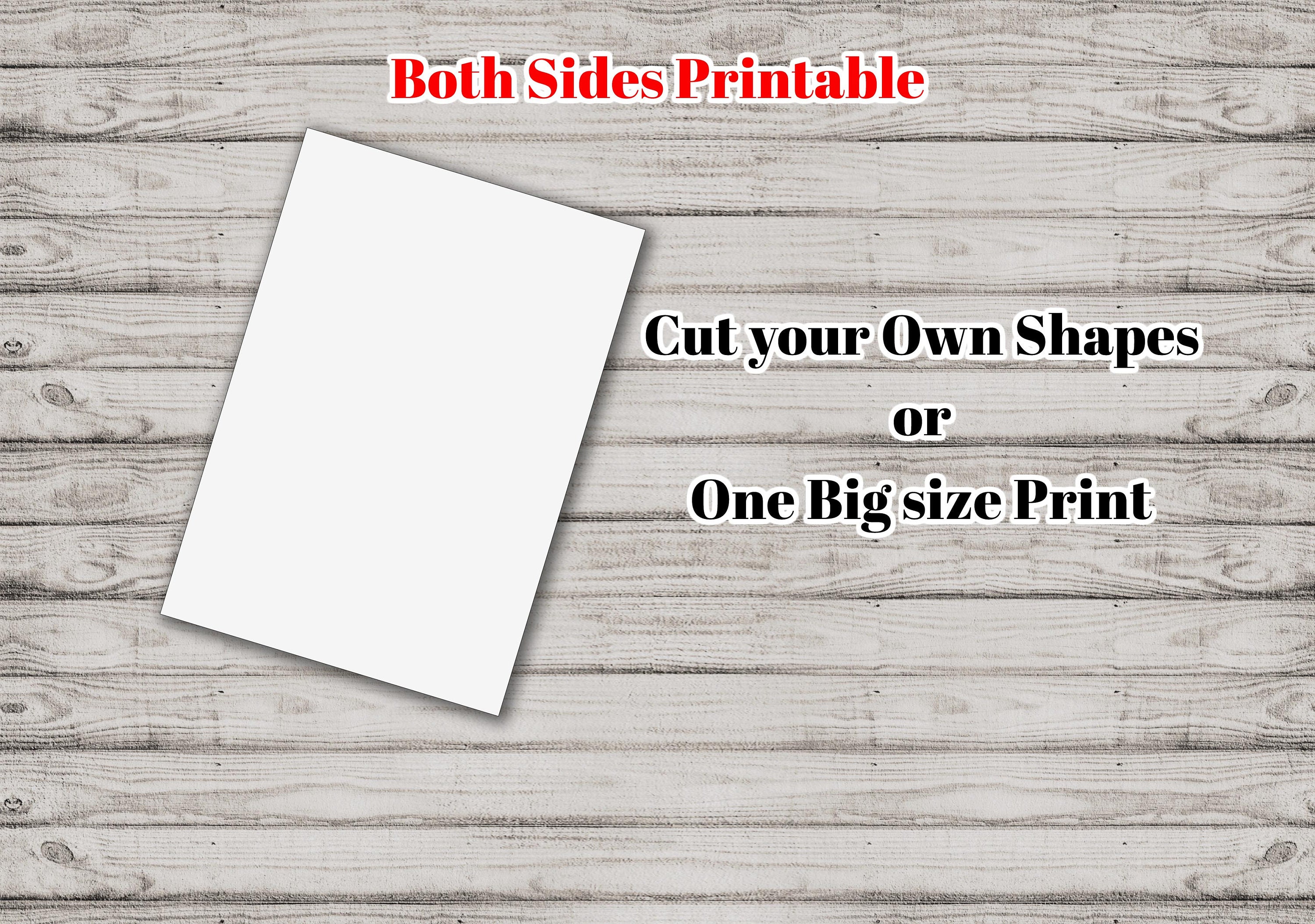 Double Sided Sublimation Blank MDF Sheet. Both Sides Printable DIY, Glowforge , Laser Cutter ...