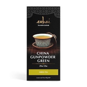 Eshai China Gunpowder Green Tea (Zhu Cha) -  Loose Leaf Tea