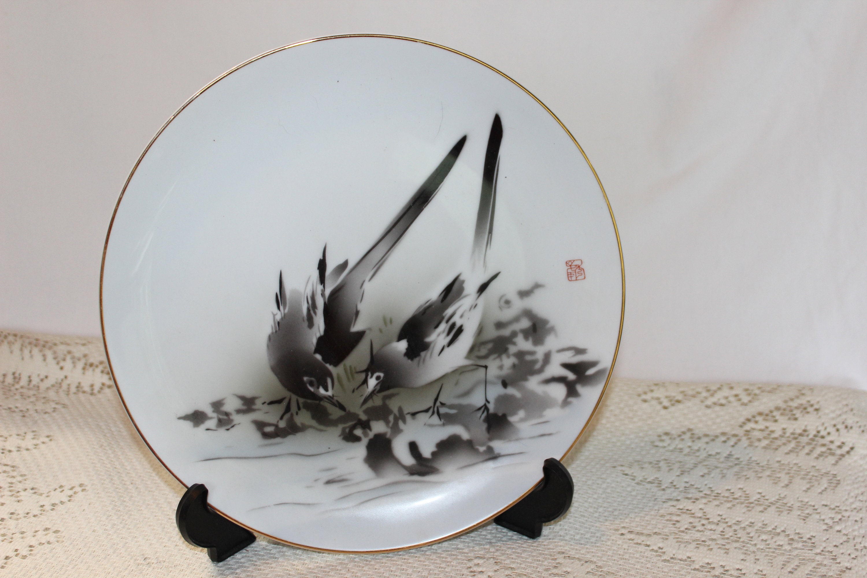 Birds Waterside Collectible Plate