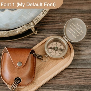 Anniversary Gift For Boyfriend,Personalize Compass,Engraved Compass,Brass Compass,Mens Compass,Custom Compass,Birthday Gift For Him,Dad Gift