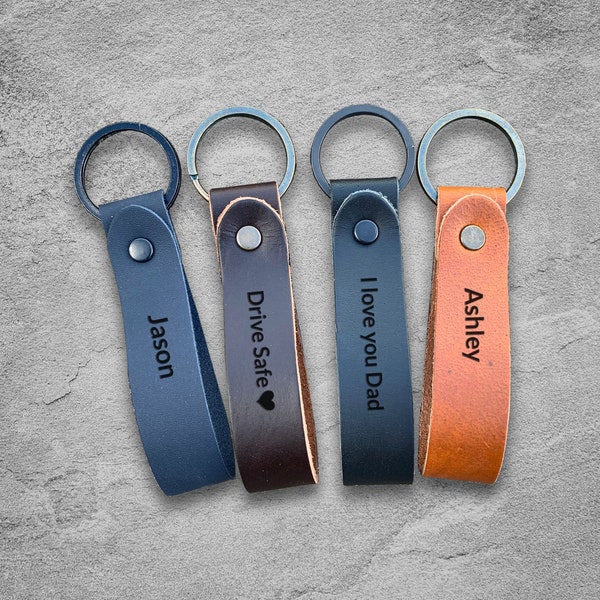 Personalized Leather Keychain Monogrammed Keychain, Custom Leather Keychain, Coordinates key chain longitude latitude keychain, Keychain Fob
