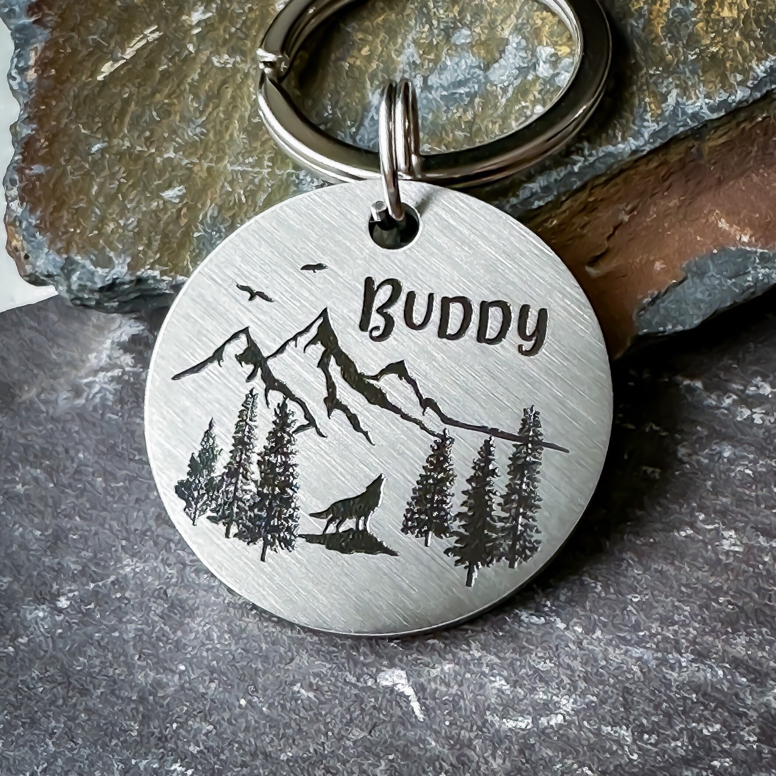 Mountain 2025 dog tag